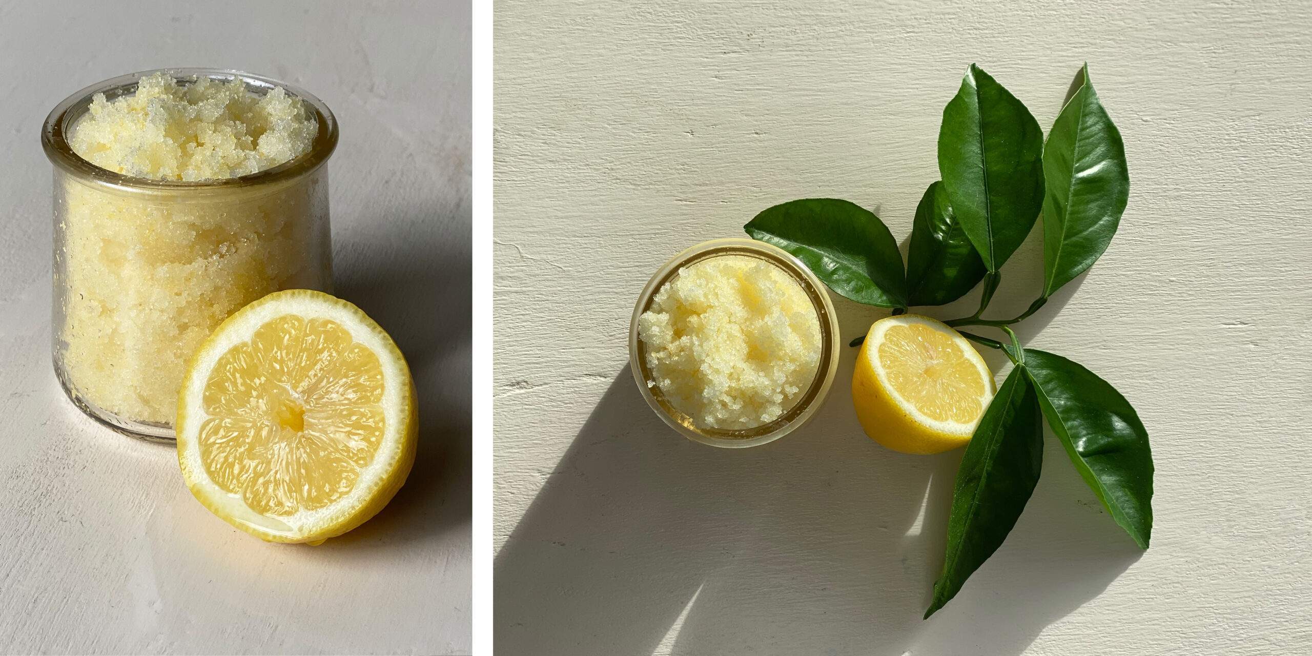 lemon-ginger sugar scrub ethical abode