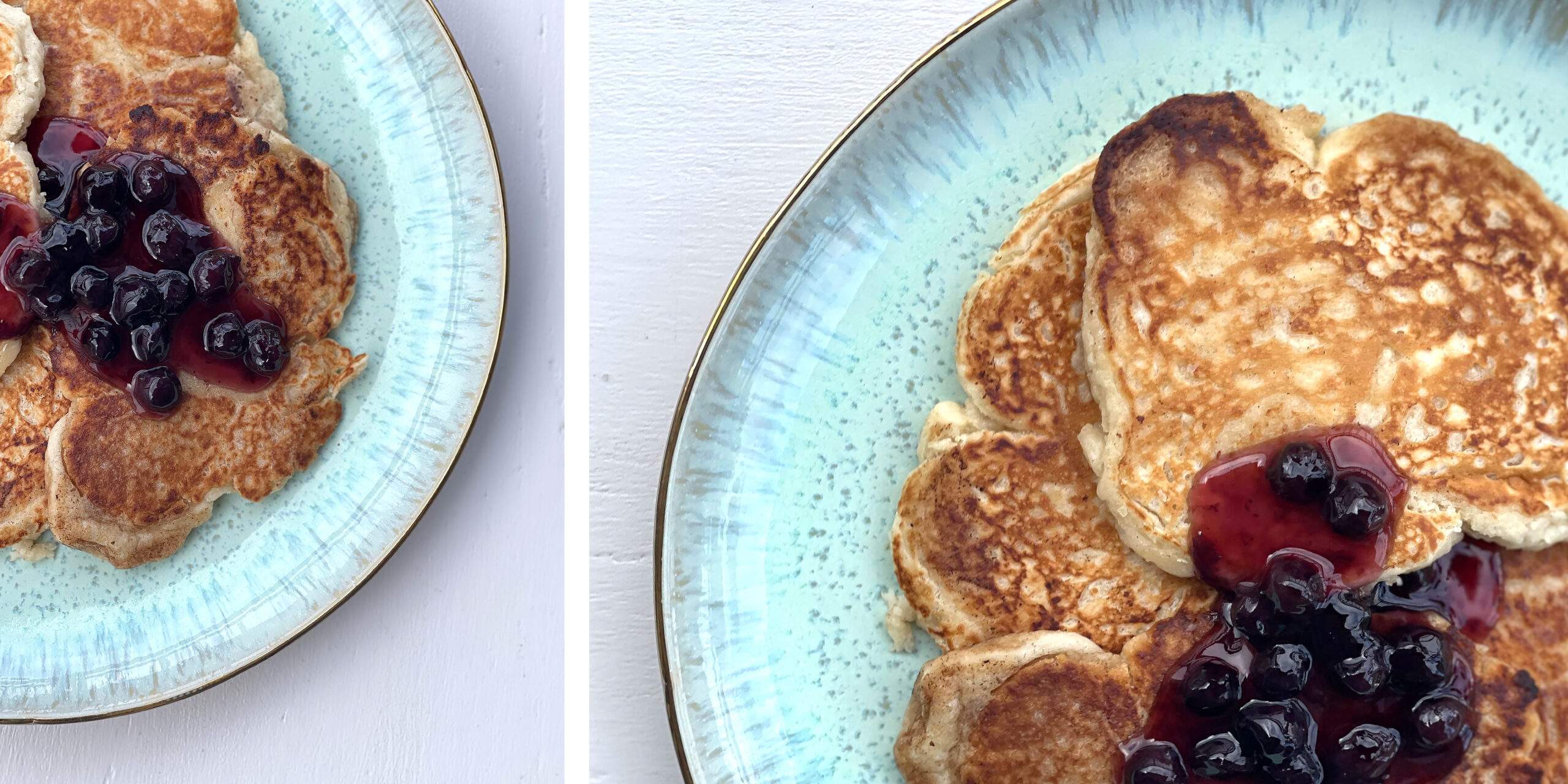 vegan blueberry pancakes ethical abode